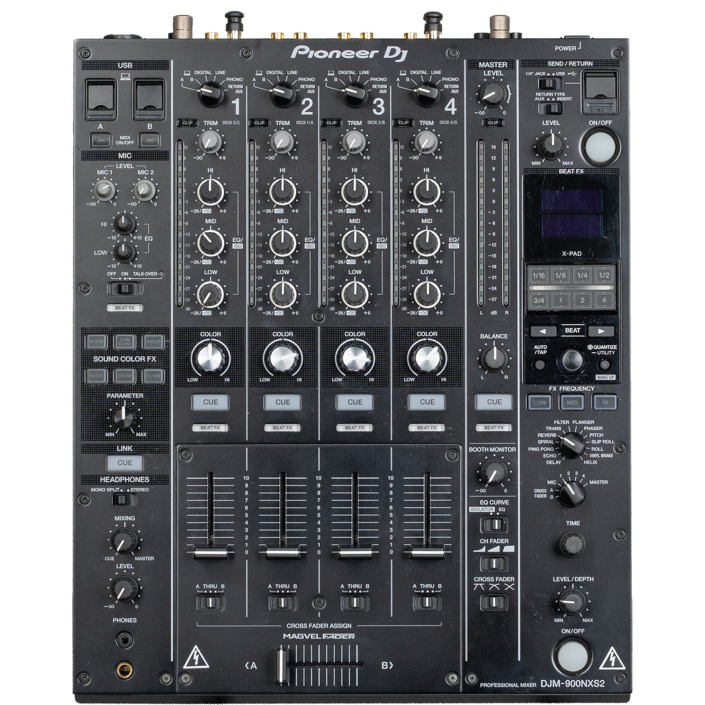 Pioneer DJM-900NXS2 4-Channel DJ Mixer