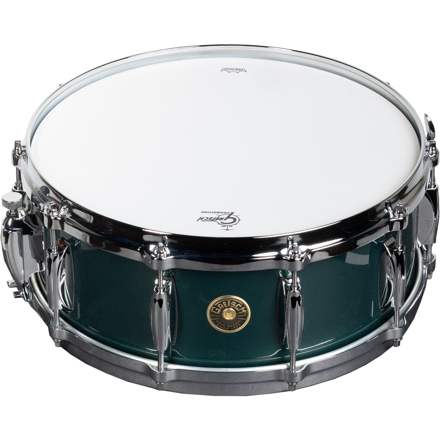 Gretsch USA Custom 5.5x14 Snare Drum - Cadillac Green Gloss