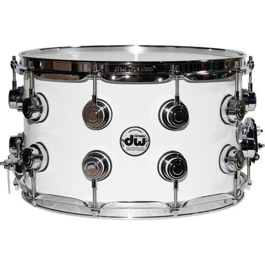 Drum Workshop Collectors Series 8x14 Snare Drum - Gloss White
