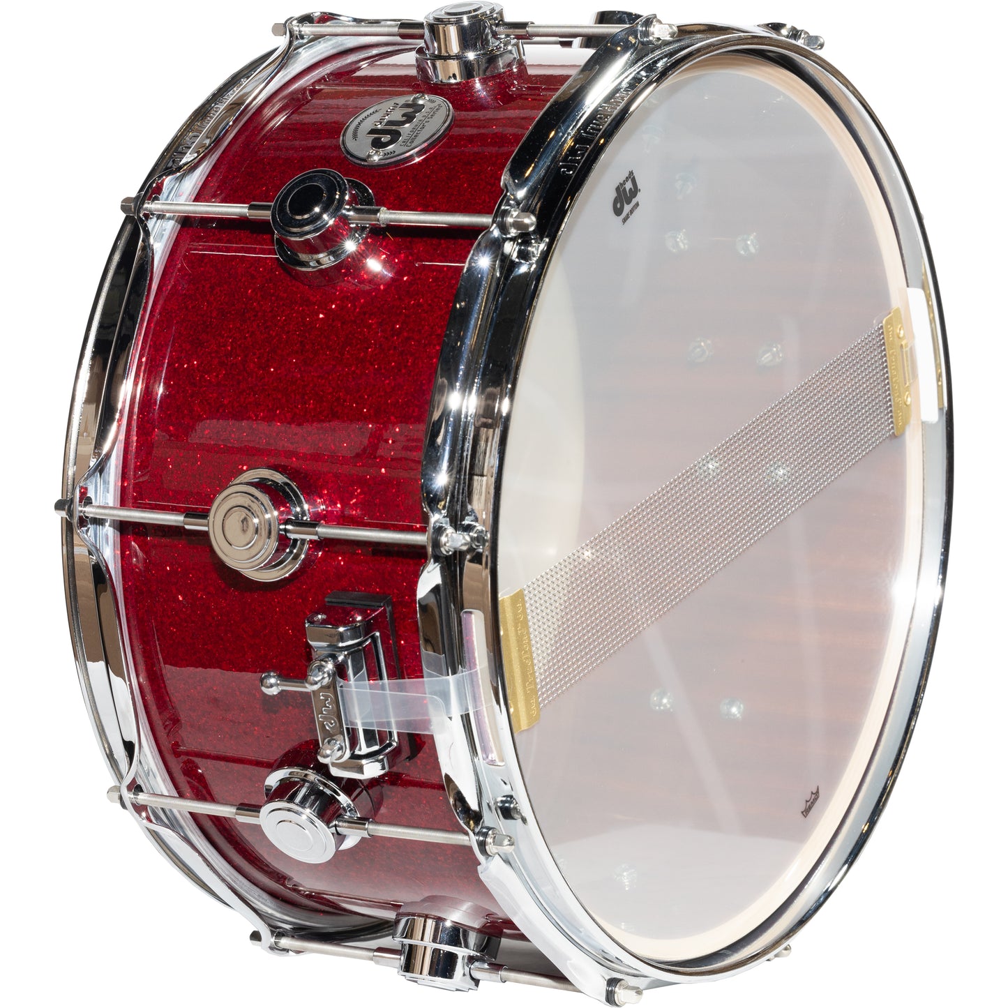 Drum Workshop Collectors Series 6.5x14 Snare Drum - Ruby Glass