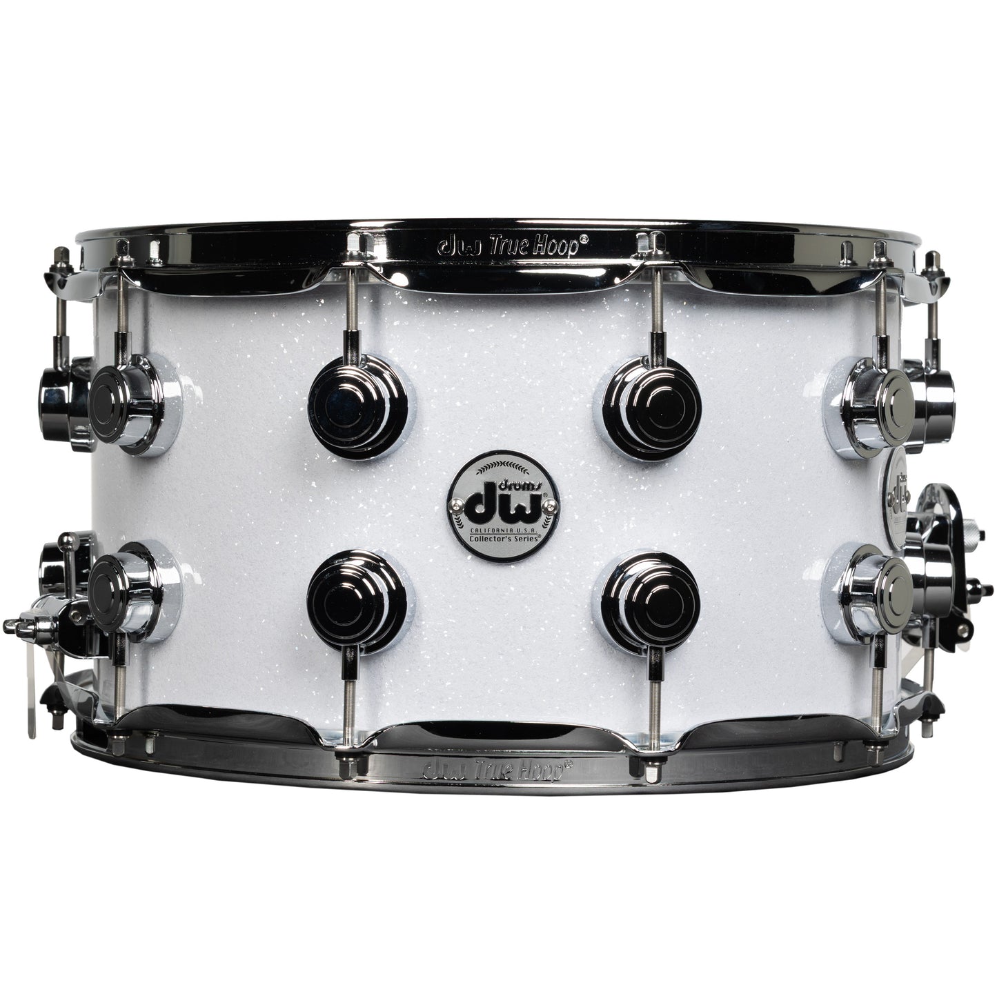 Drum Workshop Collectors Series 8x14 Snare Drum - White Glass