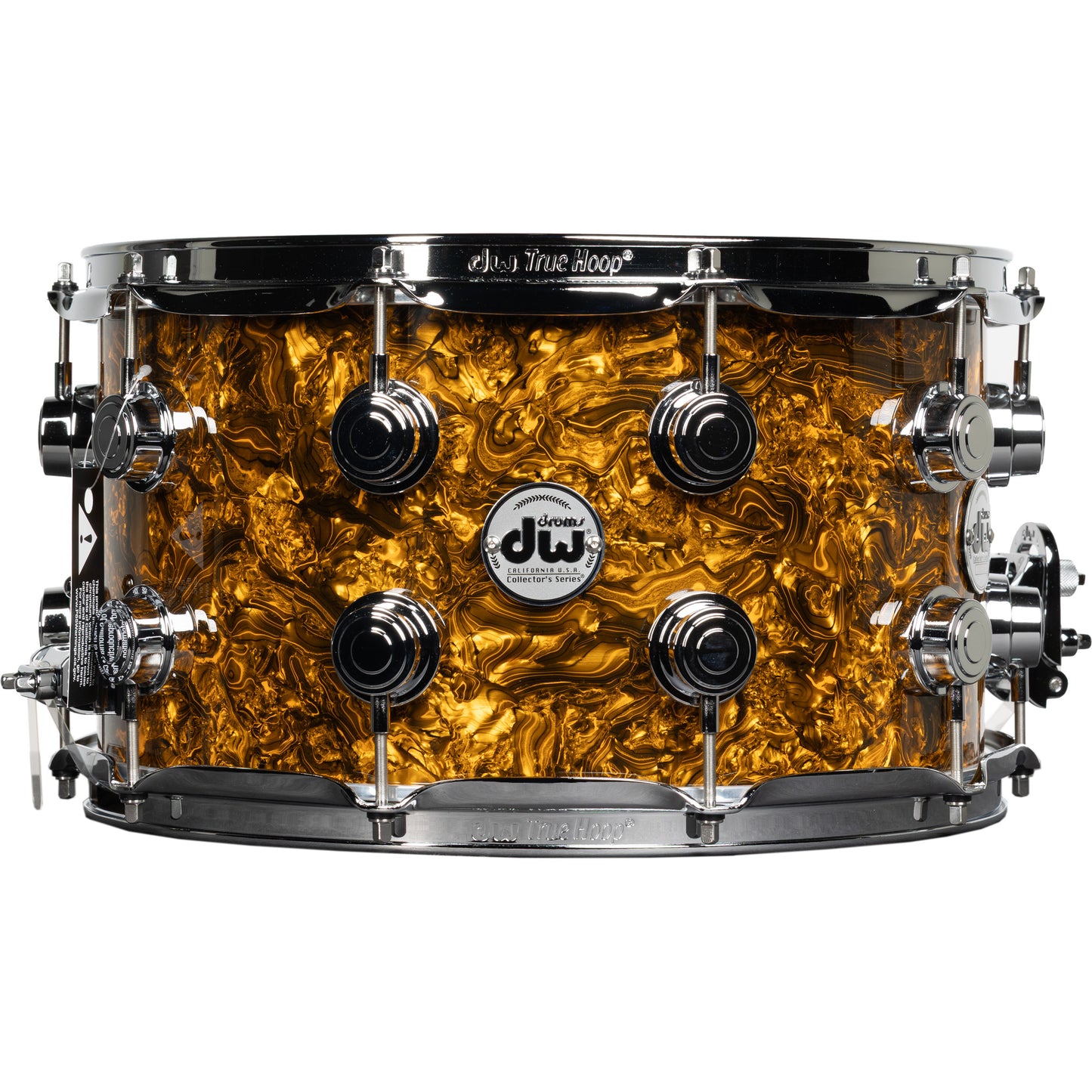 Drum Workshop Collectors Series 8x14 Snare Drum - Gold Abalone