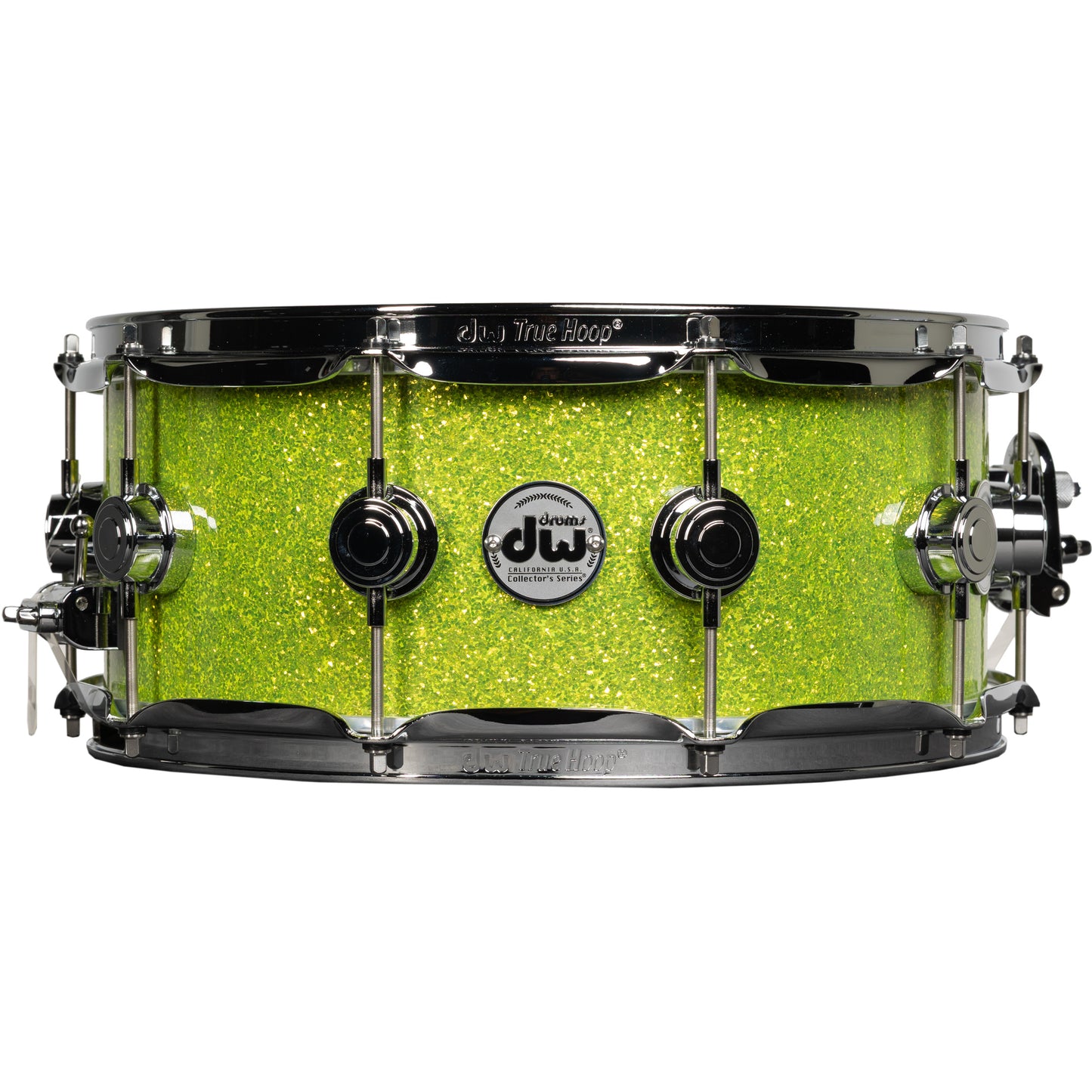 Drum Workshop Collectors Series 6x14 Snare Drum - Lime Green Glass