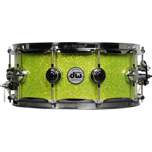 Drum Workshop Collectors Series 6x14 Snare Drum - Lime Green Glass