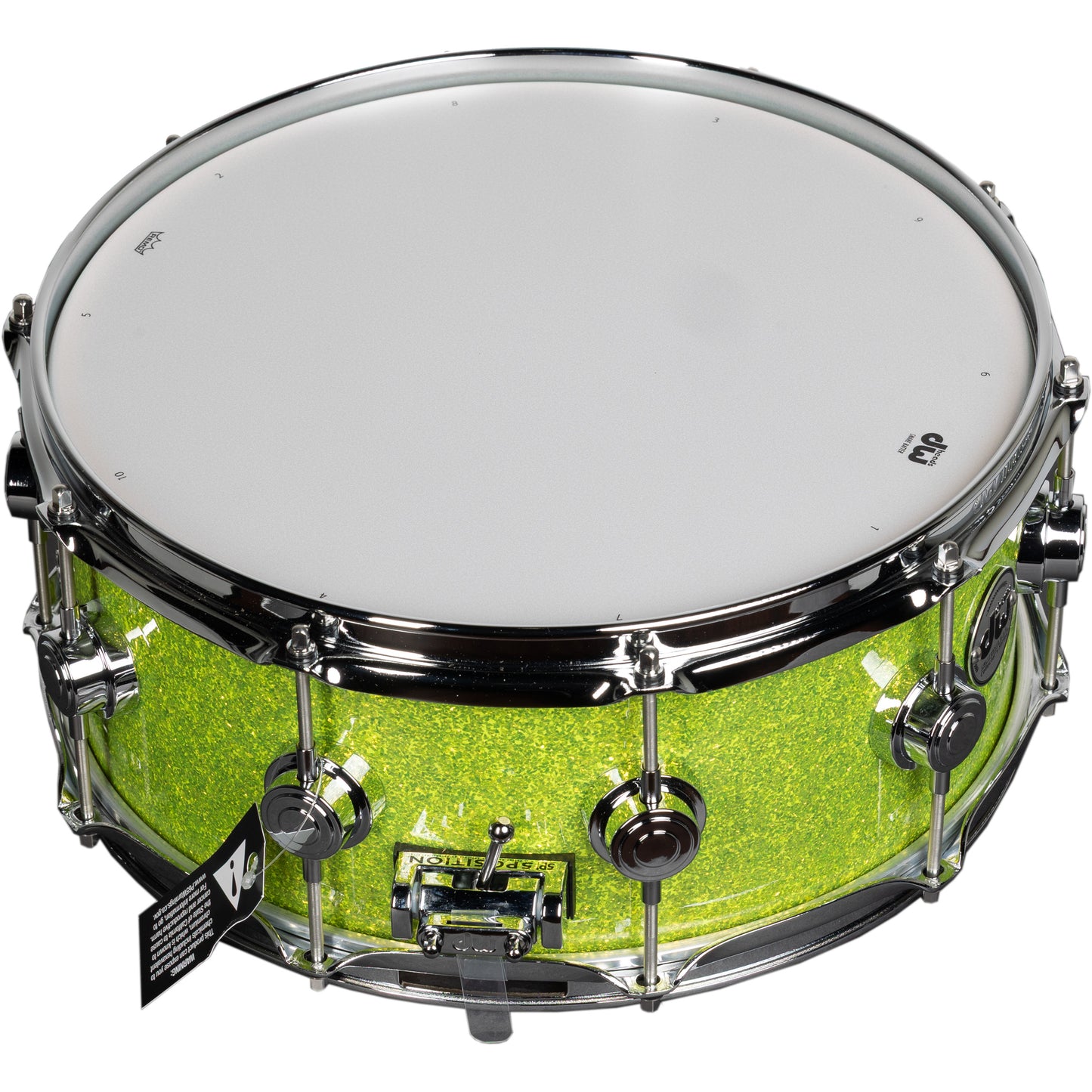 Drum Workshop Collectors Series 6x14 Snare Drum - Lime Green Glass