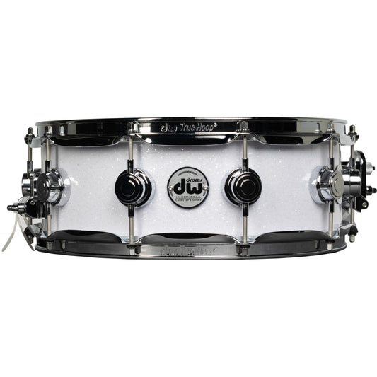 Drum Workshop Collectors Series 5x14 Snare Drum - White Glass