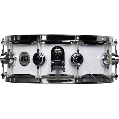 Drum Workshop Collectors Series 5x14 Snare Drum - White Glass