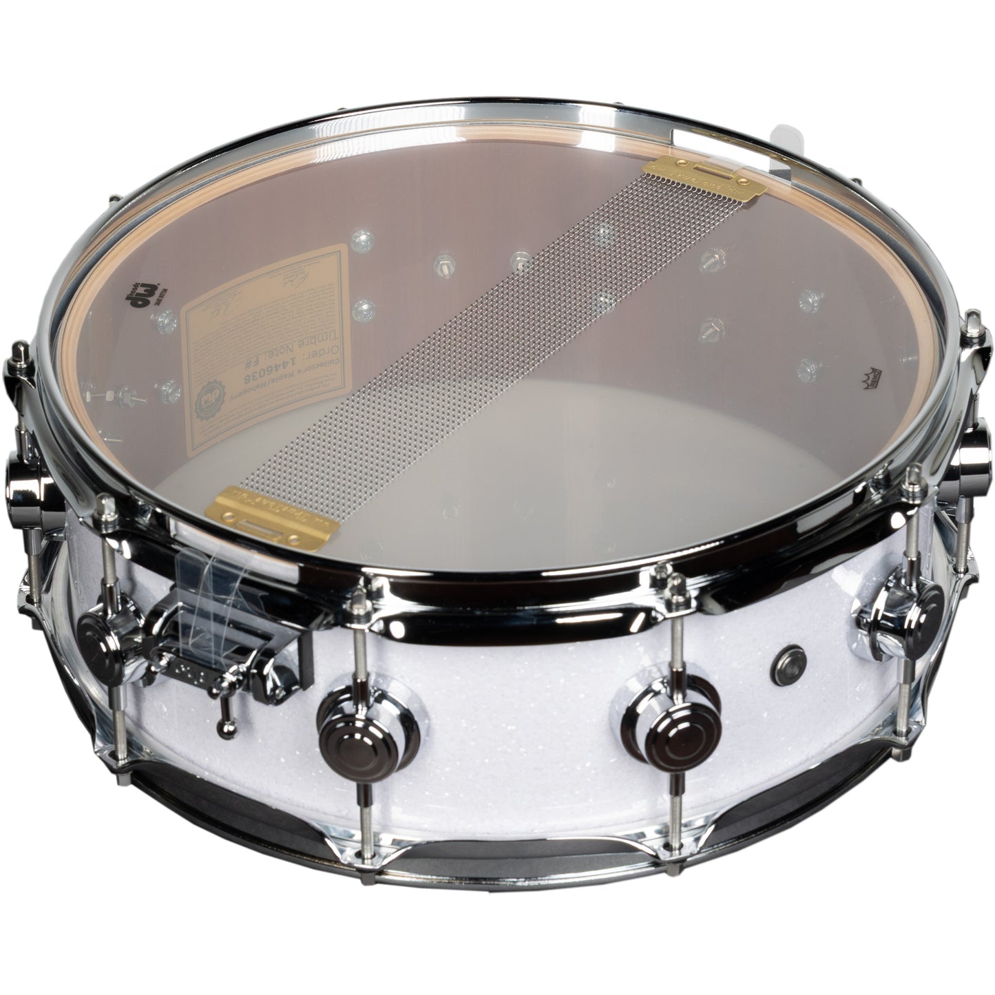 Drum Workshop Collectors Series 5x14 Snare Drum - White Glass