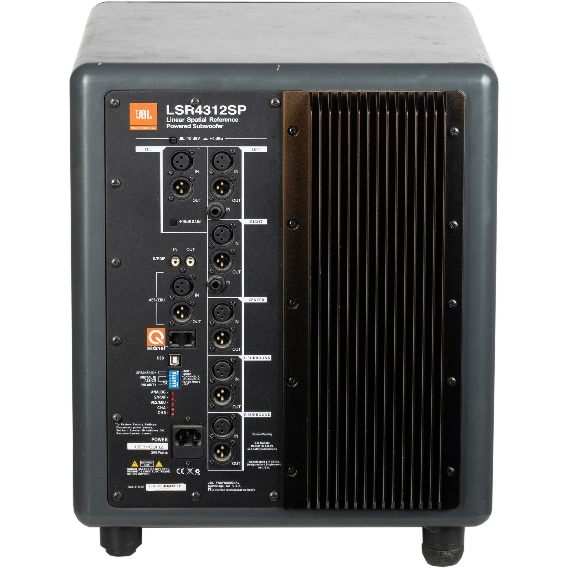 JBL LSR4312SP Active Studio Subwoofer – Alto Music