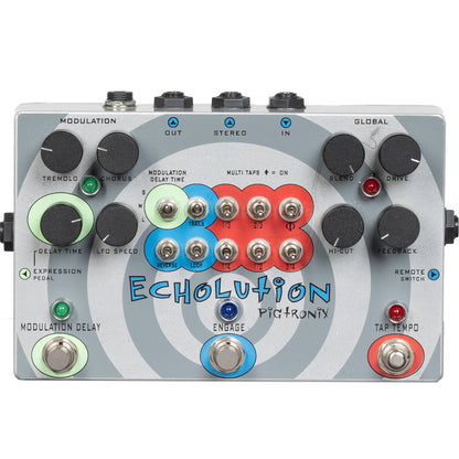 Pigtronix PHI Echolution Tap Tempo Analog Delay Guitar Pedal