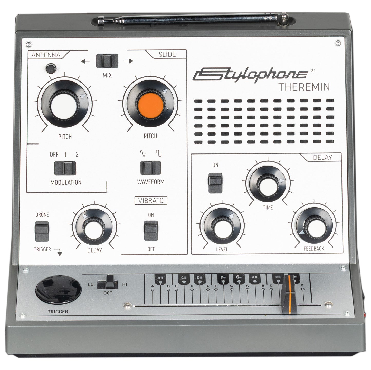 Stylophone Theremin Portable Touch Sensitive Synthesizer