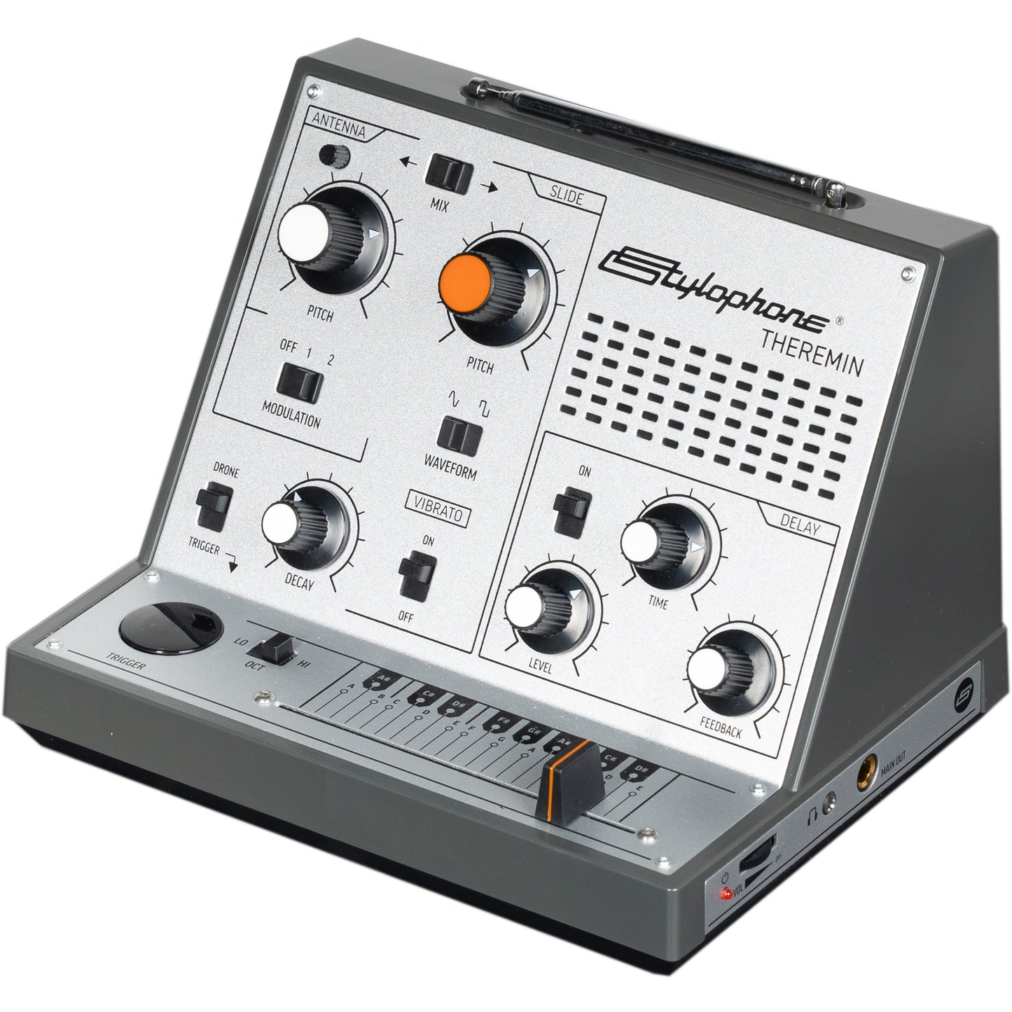 Stylophone Theremin Portable Touch Sensitive Synthesizer