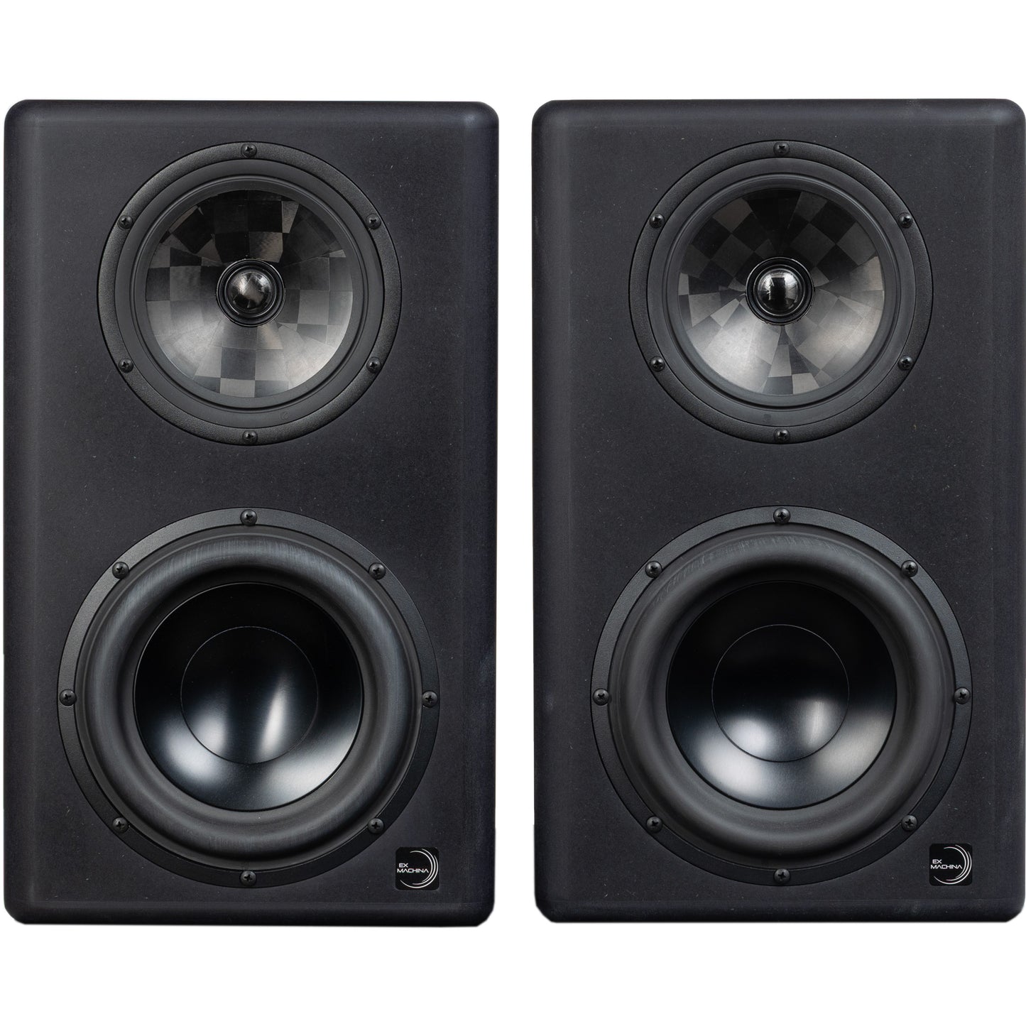 Ex Machina Soundworks Pulsar MKII 3-way 8-inch Active Studio Monitors - Pair