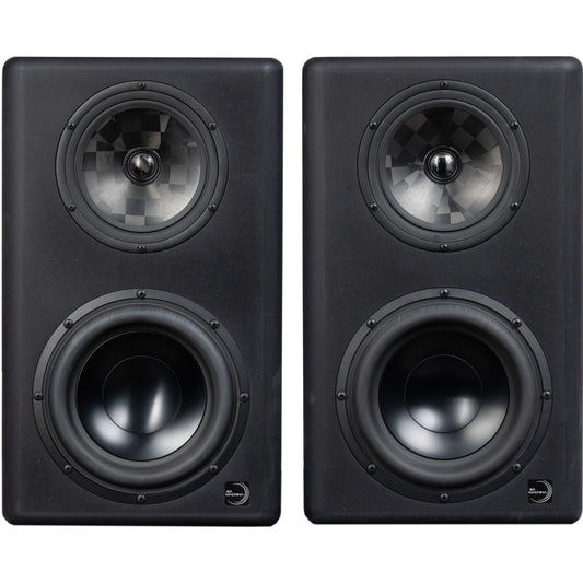 Ex Machina Soundworks Pulsar MKII 3-way 8-inch Active Studio Monitors - Pair