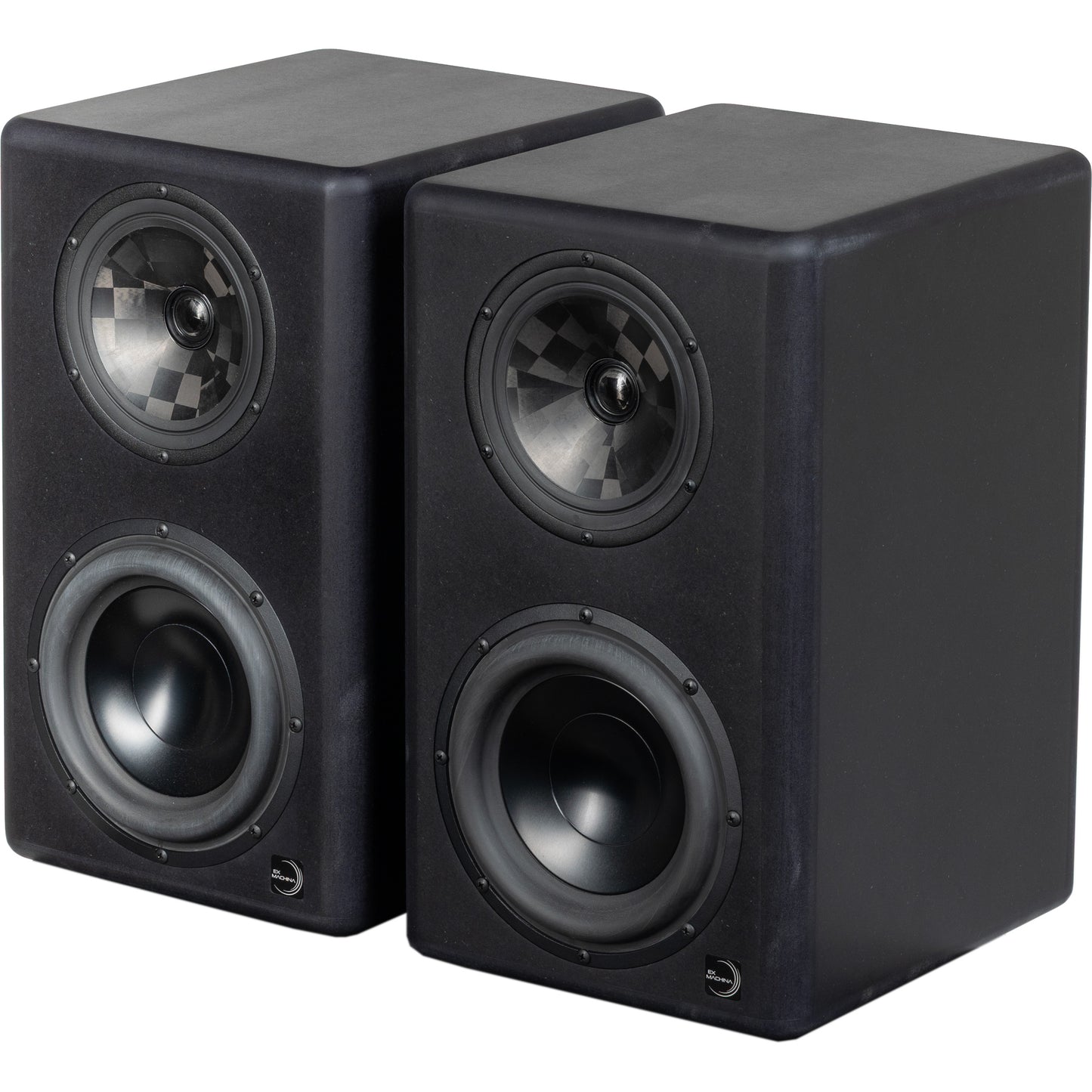 Ex Machina Soundworks Pulsar MKII 3-way 8-inch Active Studio Monitors - Pair
