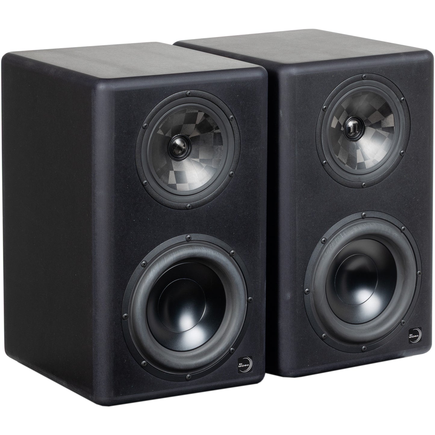 Ex Machina Soundworks Pulsar MKII 3-way 8-inch Active Studio Monitors - Pair