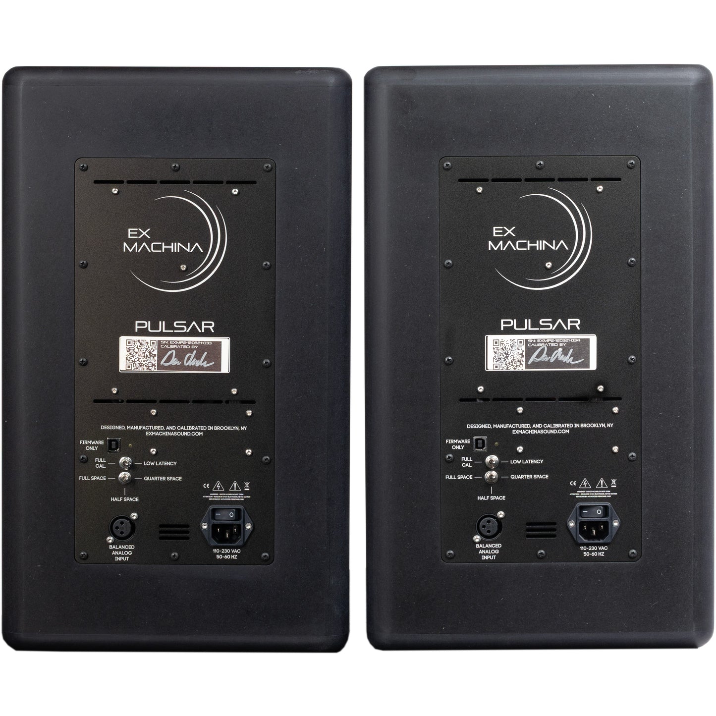 Ex Machina Soundworks Pulsar MKII 3-way 8-inch Active Studio Monitors - Pair