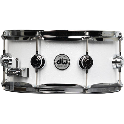 Drum Workshop Collectors Series 6x13 Snare Drum - White Glass