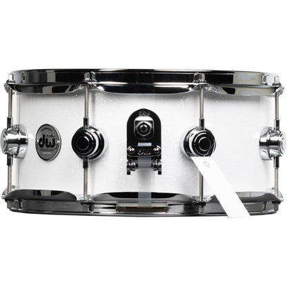Drum Workshop Collectors Series 6x13 Snare Drum - White Glass