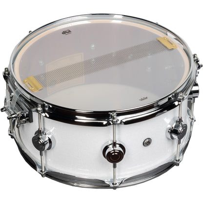 Drum Workshop Collectors Series 6x13 Snare Drum - White Glass