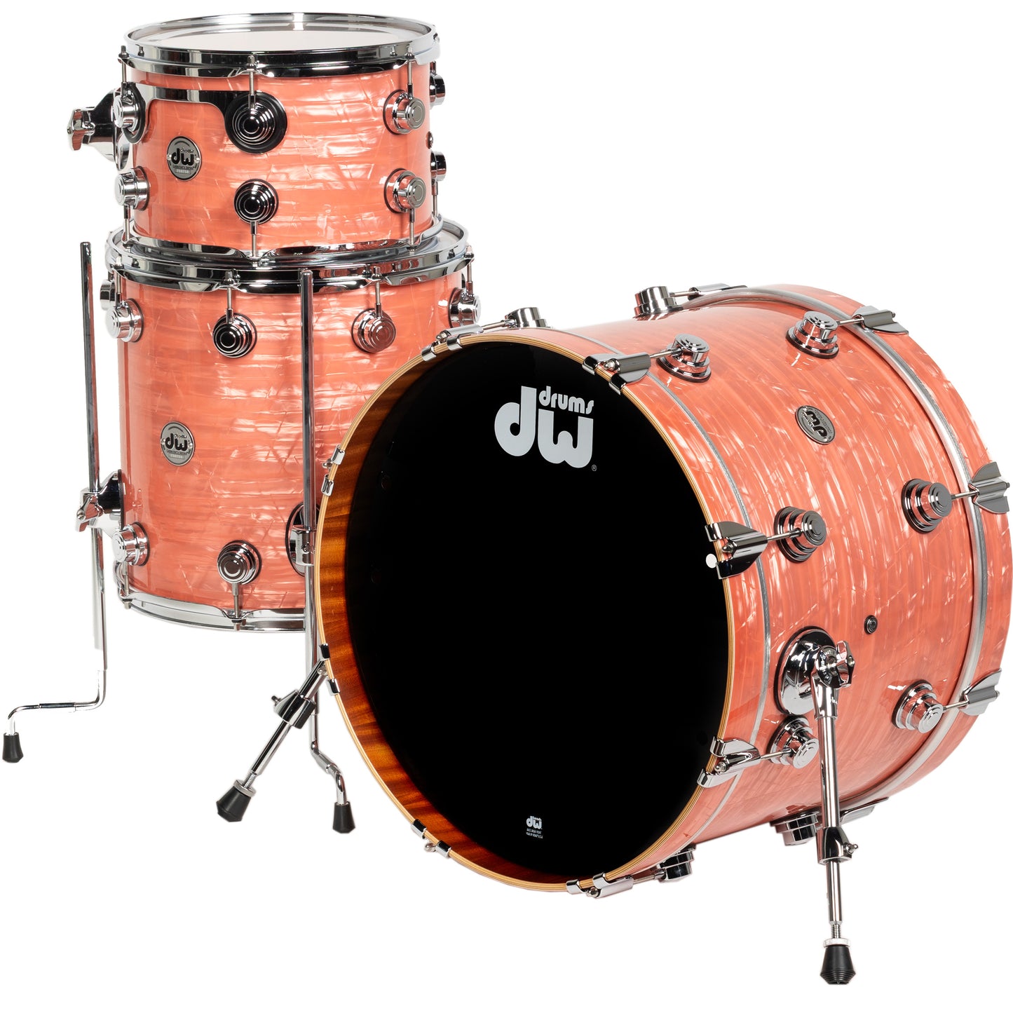 Drum Workshop Collectors Series 3-Piece Shell Kit - Pink Coral