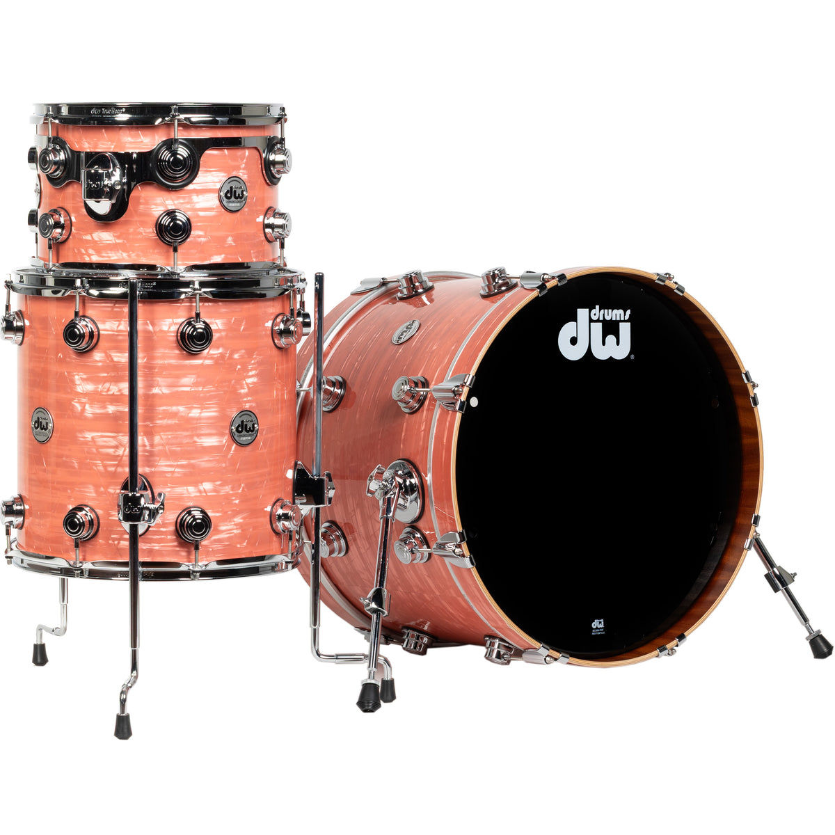 Drum Workshop Collectors Series 3-Piece Shell Kit - Pink Coral