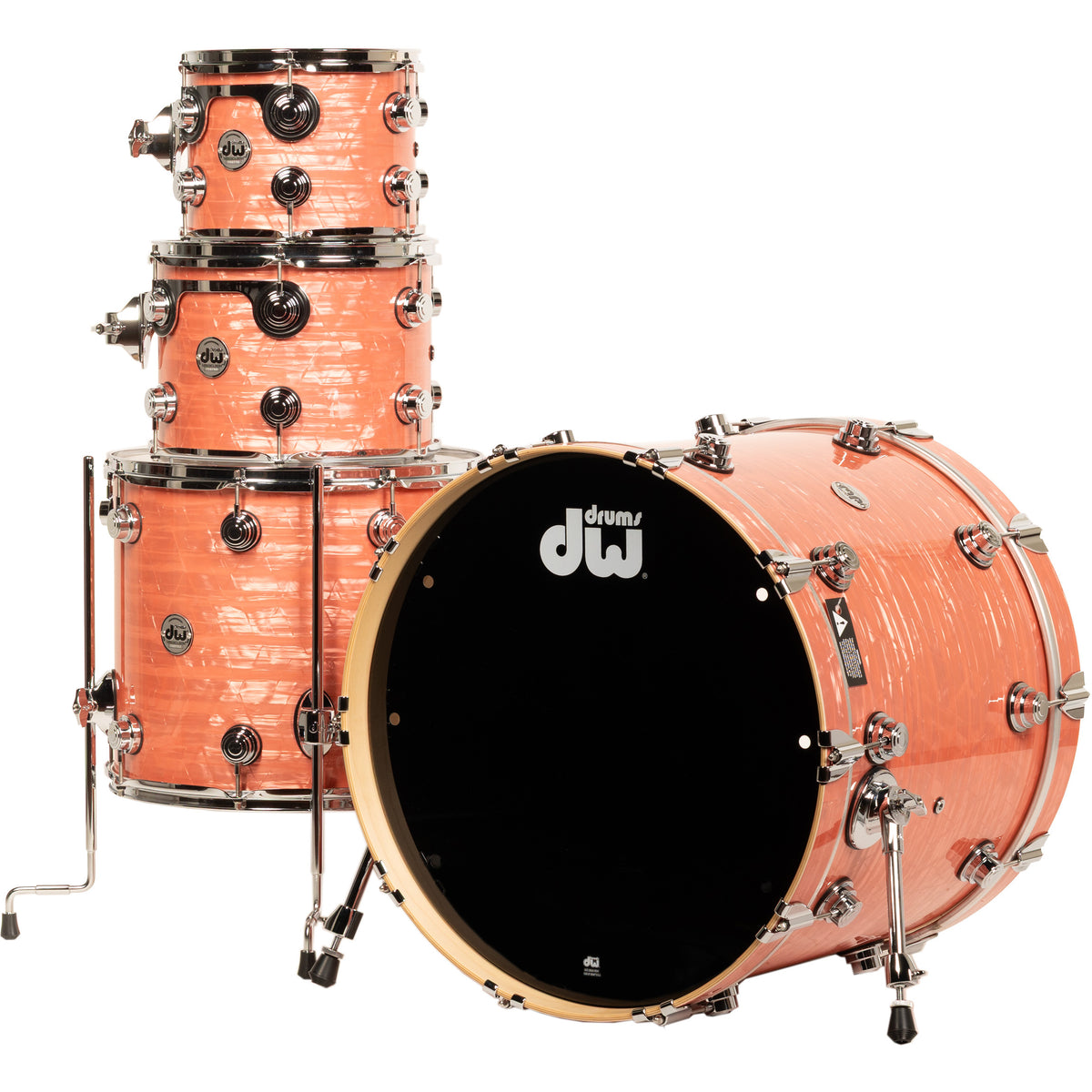 Drum Workshop Collectors Series 4-Piece Shell Kit - Pink Coral
