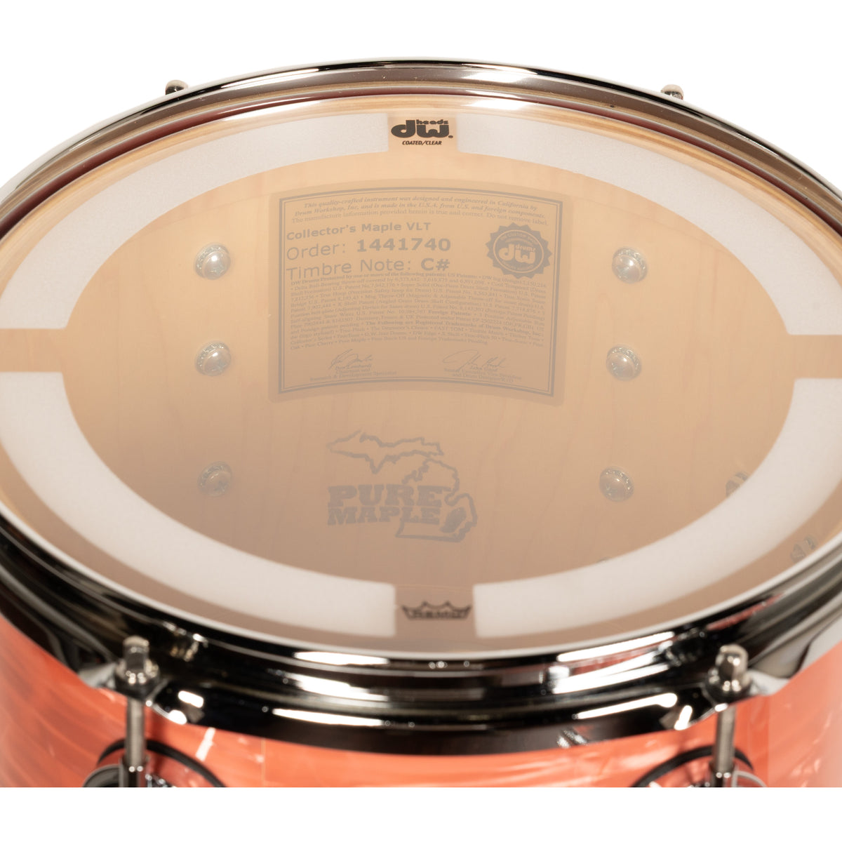 Drum Workshop Collectors Series 4-Piece Shell Kit - Pink Coral