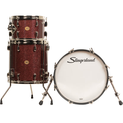 Slingerland Radio King 3-Piece Bop Shell Kit - Maroon Glass