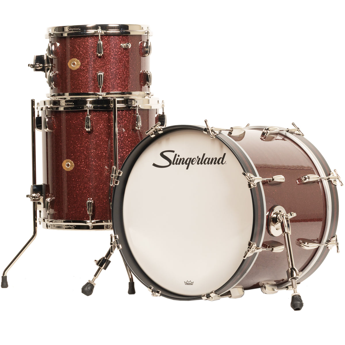 Slingerland Radio King 3-Piece Bop Shell Kit - Maroon Glass