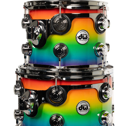 Drum Workshop Collectors Series 4-Piece Shell Kit - Rainbow Fade