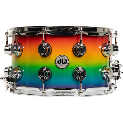 Drum Workshop Collectors Series 8x14 Snare Drum - Rainbow Fade