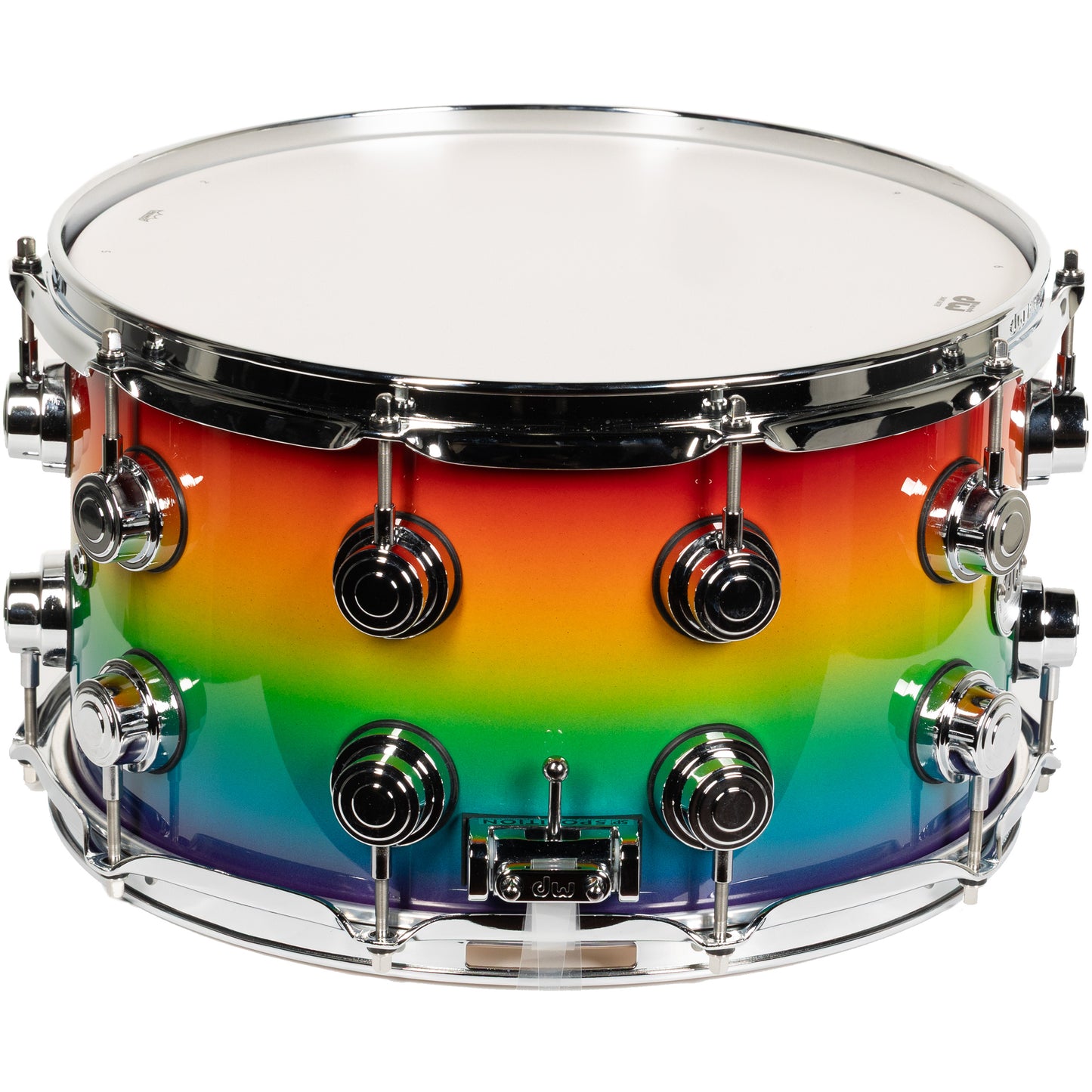 Drum Workshop Collectors Series 8x14 Snare Drum - Rainbow Fade