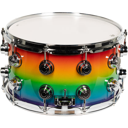 Drum Workshop Collectors Series 8x14 Snare Drum - Rainbow Fade