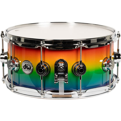 Drum Workshop Collectors Series 6.5x14 Snare Drum - Rainbow Fade