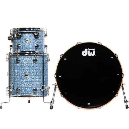 Drum Workshop Collectors Series 3-Piece Shell Kit - Blue Boa