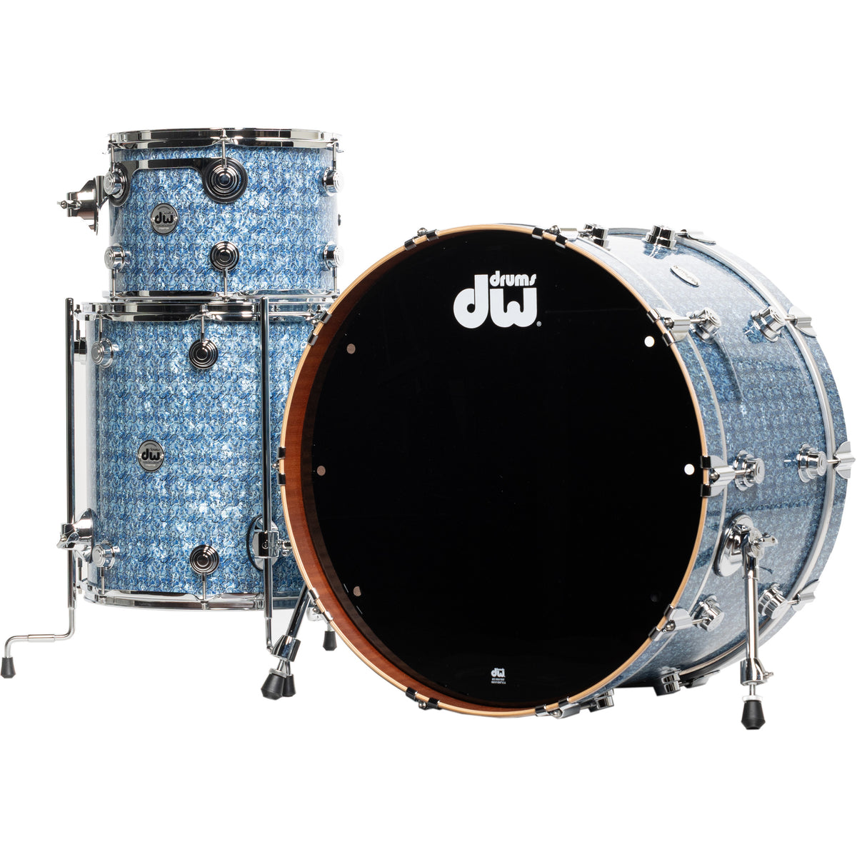 Drum Workshop Collectors Series 3-Piece Shell Kit - Blue Boa