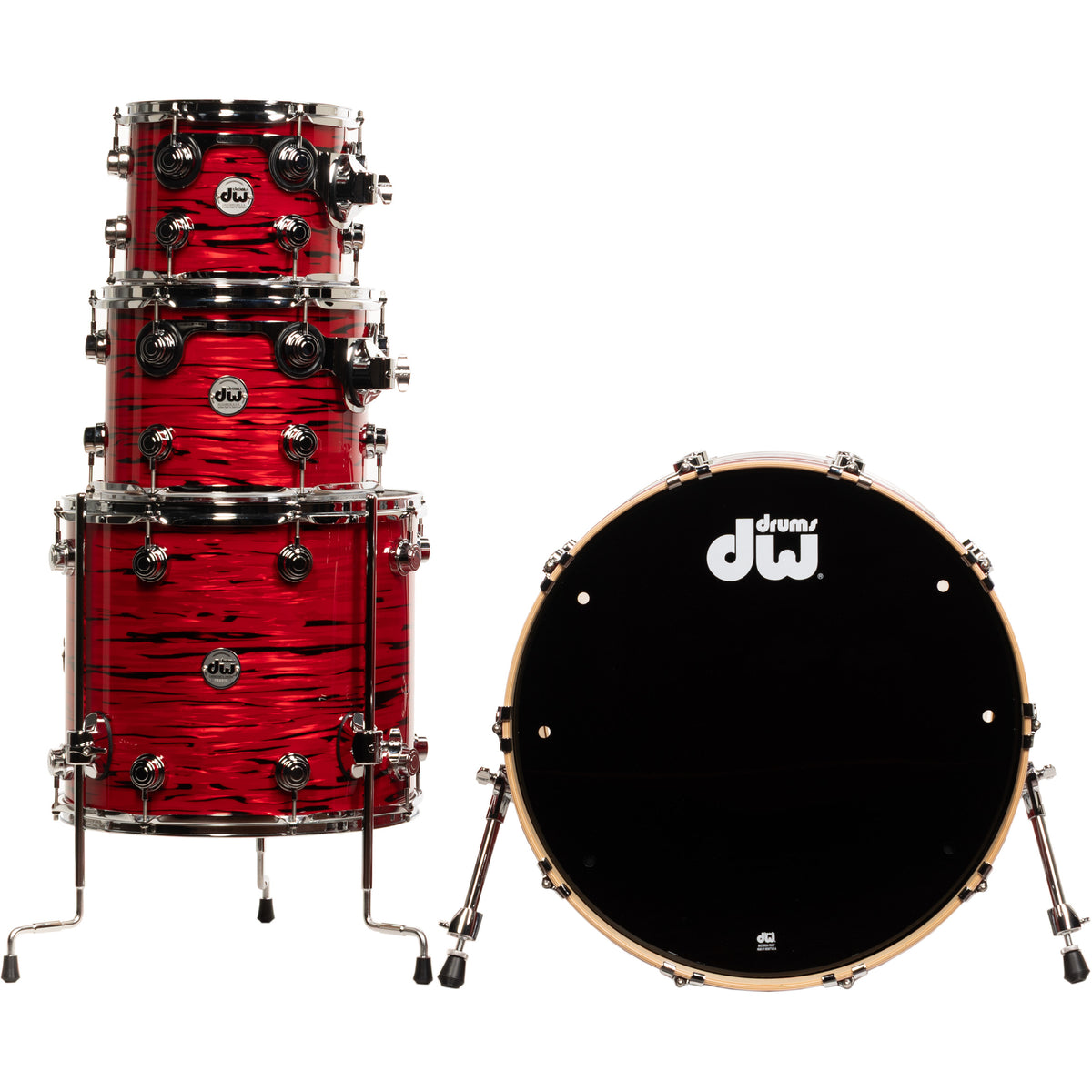 Drum Workshop Collectors Series 4-Piece Shell Kit - Lava Oyster