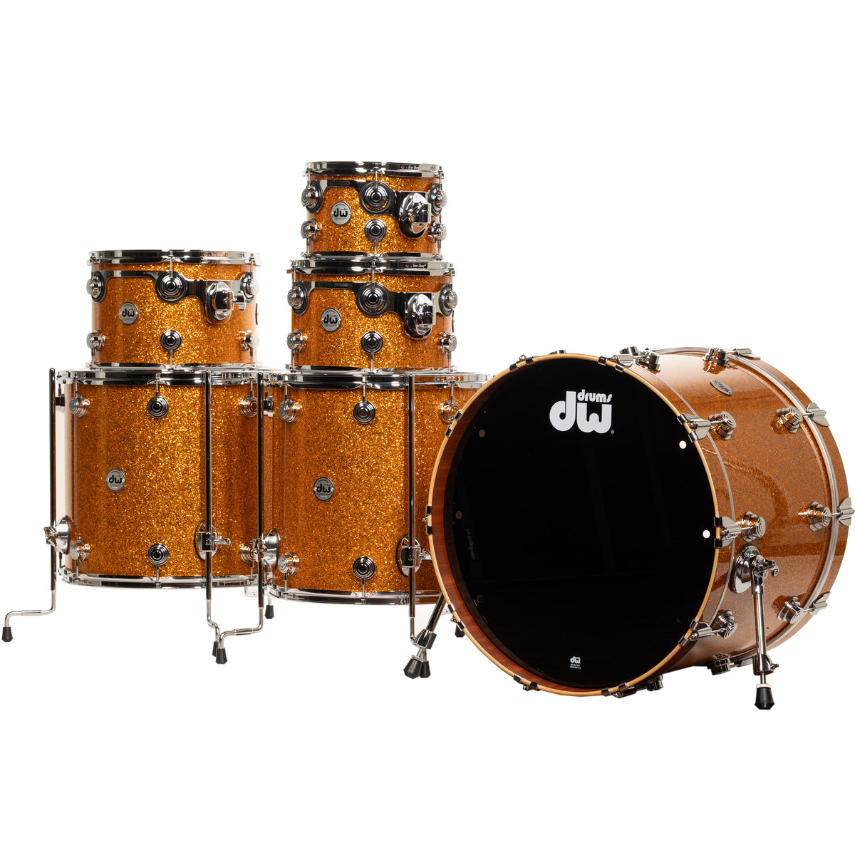 Drum Workshop Collectors Series 6-Piece Shell Kit - Burnt Orange