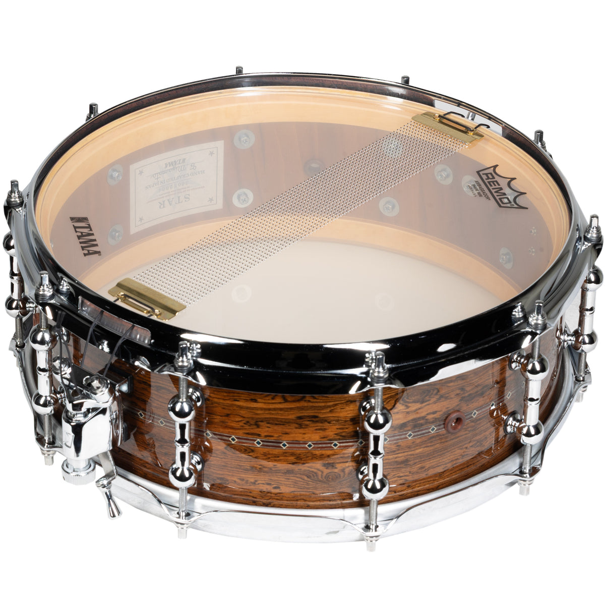Tama Star Reserve 5x14 Bubinga/Walnut Snare Drum - Gloss Claro Walnut
