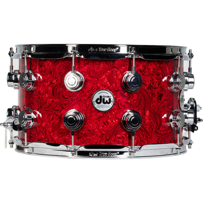 Drum Workshop Collectors Series 8x14 Snare Drum - Crimson Chaos