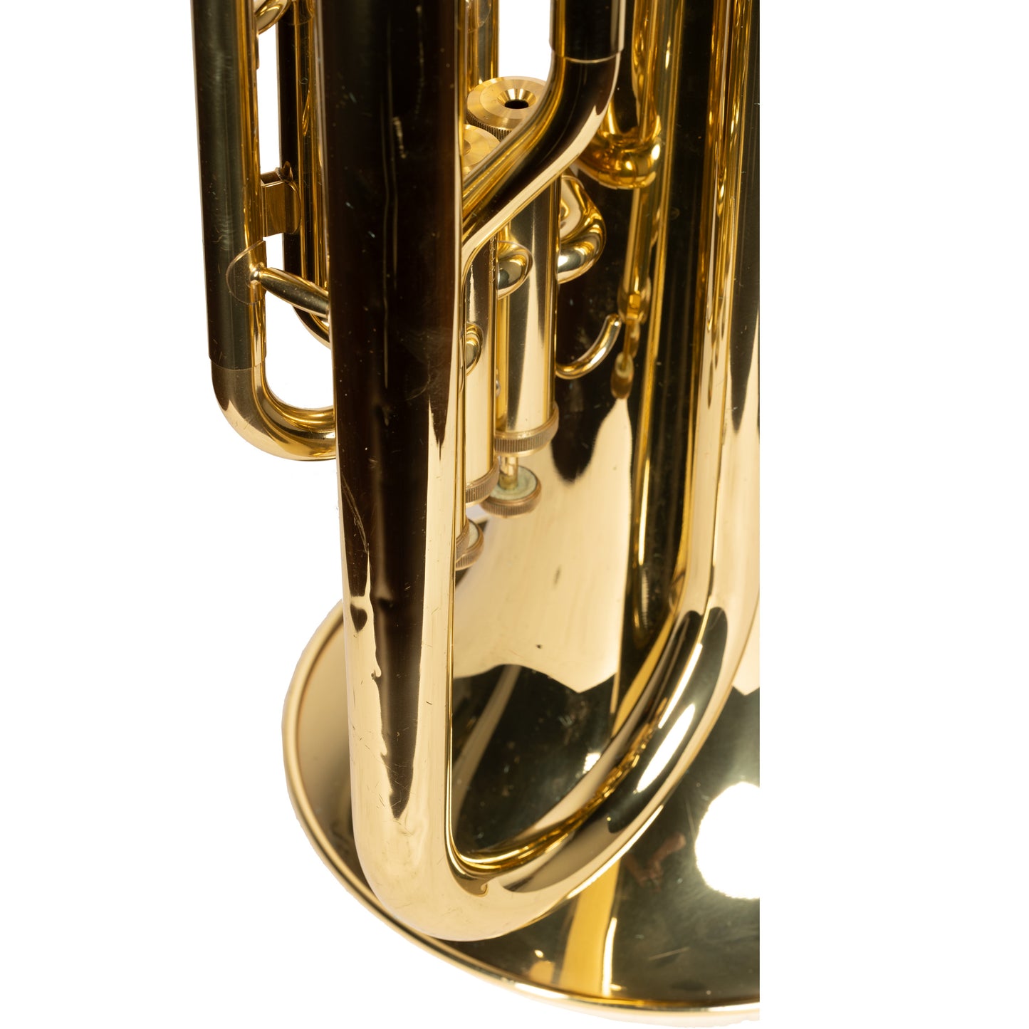 Yamaha YEP-201 Bb Euphonium Gold Brass Tuba