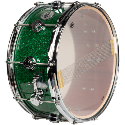 Drum Workshop Collectors Series 6.5x14 Snare Drum - Green Glass
