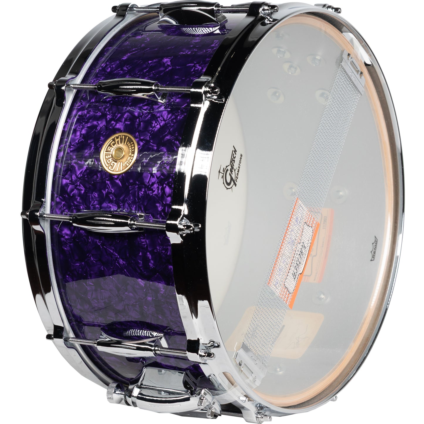 Gretsch USA Custom Series 6.5x14 Snare Drum - Purple Marine Pearl
