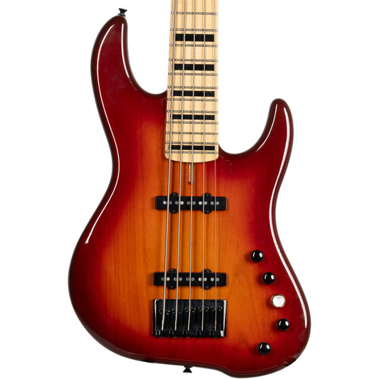 Mane Custom KJ5 Bass Guitar - Honey Burst