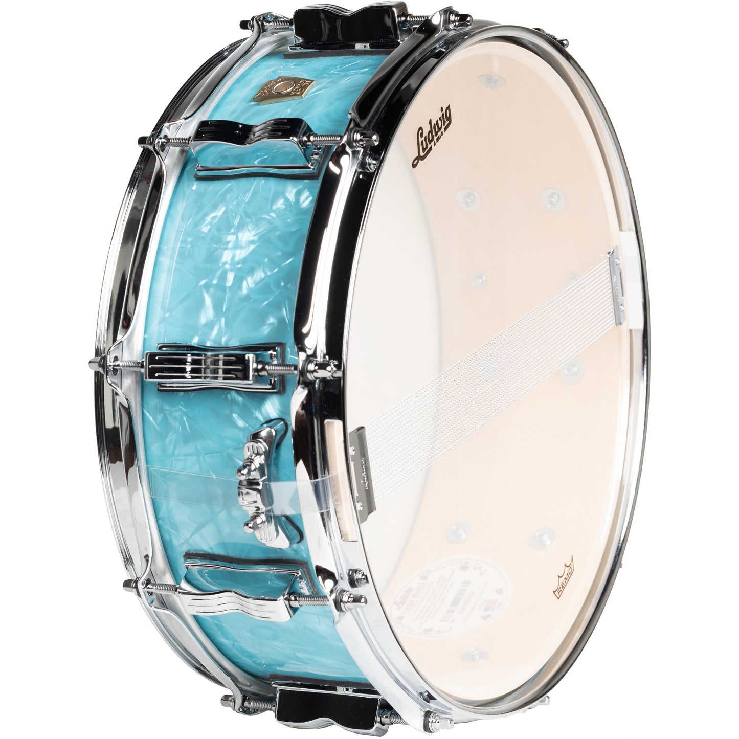 Ludwig Classic Maple 5x14 Snare Drum - Glacier Blue