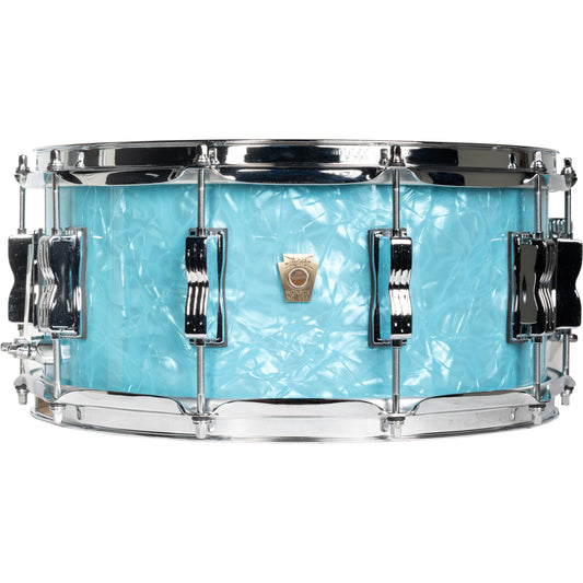 Ludwig Classic Maple 6.5x14 Snare Drum - Glacier Blue