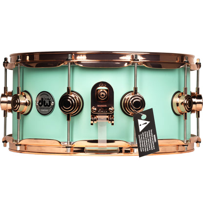 Drum Workshop Collectors Series 6.5x14 Snare Drum - Lady Libery Green Hard Satin