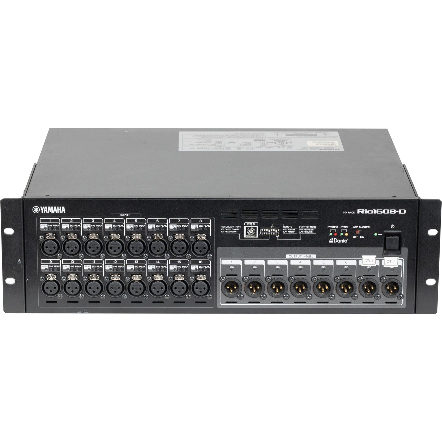 Yamaha Rio1608-D 16-input/8-output Dante Stage Box