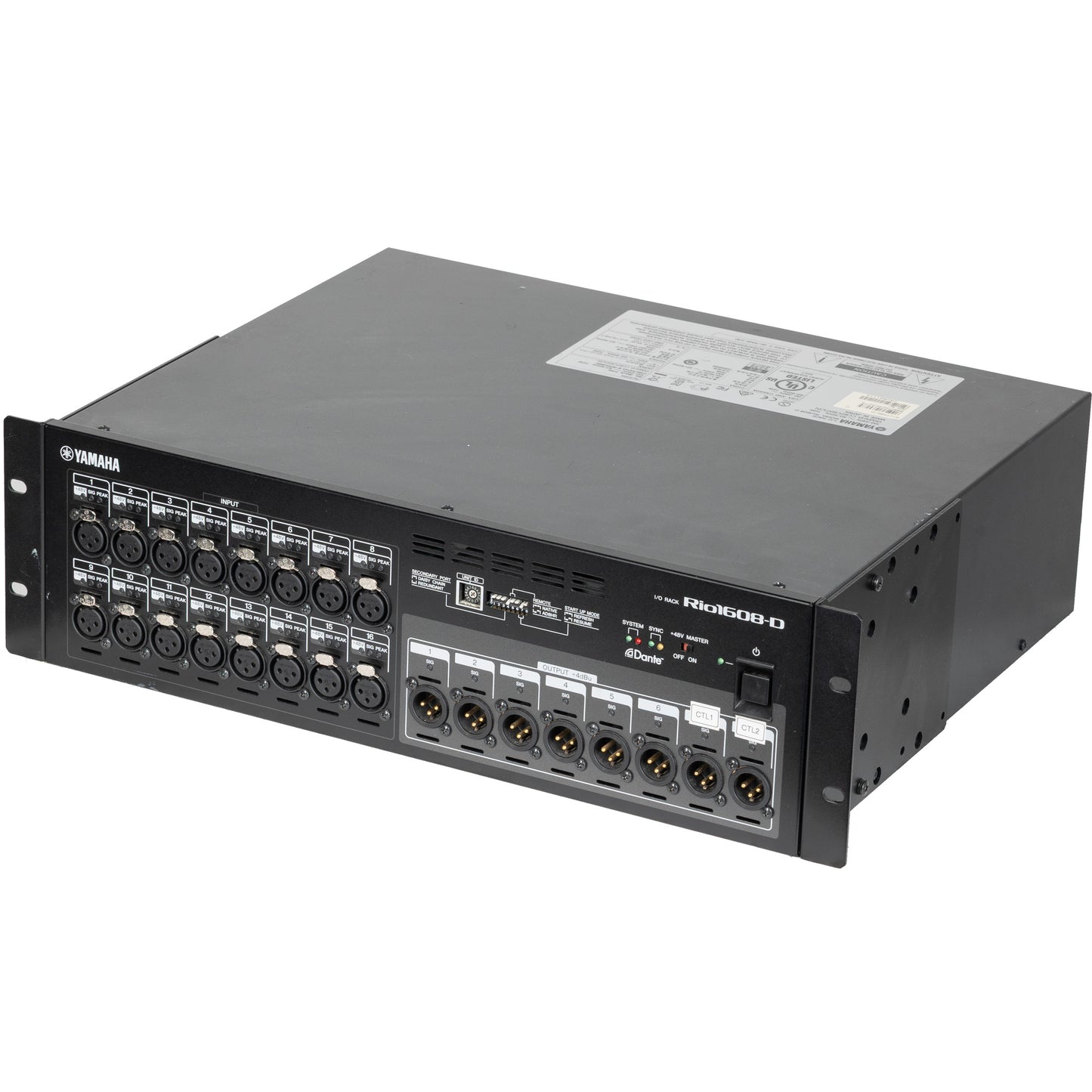 Yamaha Rio1608-D 16-input/8-output Dante Stage Box